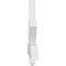 Ekena Millwork Kennewick Architectural Grade PVC Gable Bracket, 72"W x 18"H x 2"D x 4"F, 6/12 Pitch GBP072X18X0204KEN00 - alternate 3